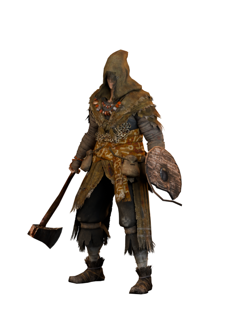 Pyromancer starting class in Dark Souls Remastered with native starting equipment
