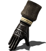 Black Sorcerer Gauntlets (male variant) inventory icon