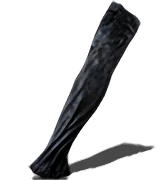 Gold-Hemmed Black Gloves inventory icon