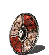 Red and White Round Shield inventory icon