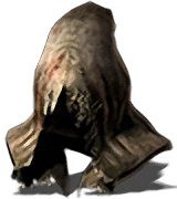 Tattered Cloth Hood (male variant) inventory icon